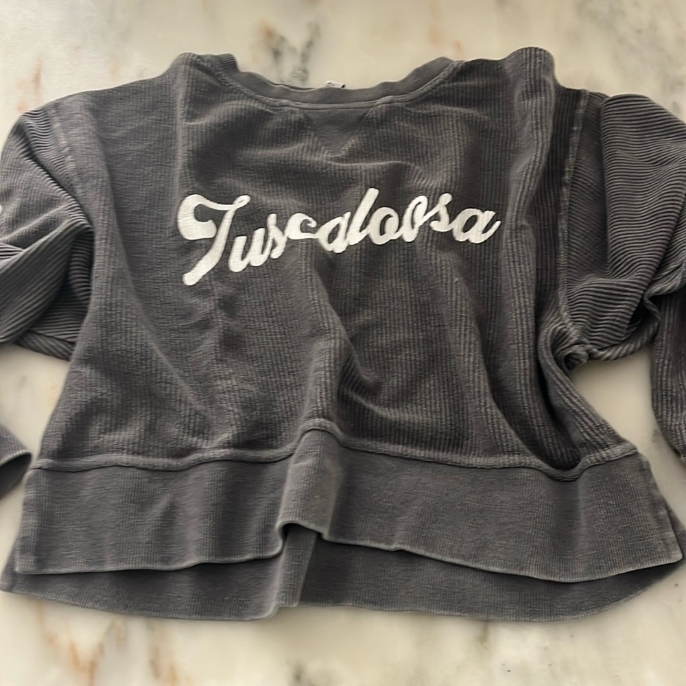 Alabama Tuscaloosa cropped sweatshirt small
